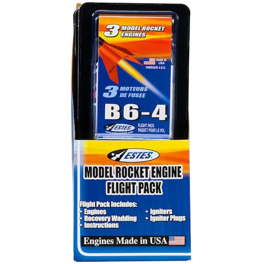 Estes® Rocket Engine Flight Pack, B6-4 | Michaels®